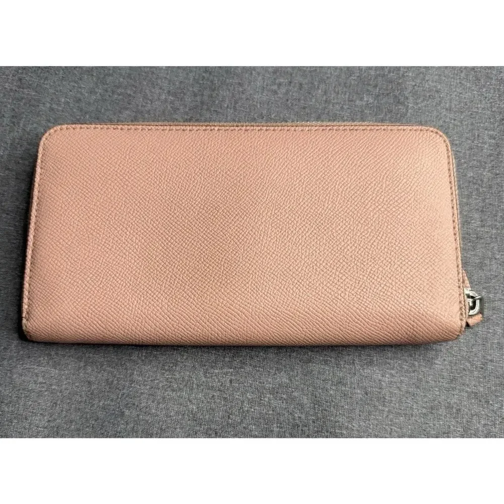 Coach Long Zip Around Wallet - Light Pink (C4451 IMRRJ) Xlnt Condition